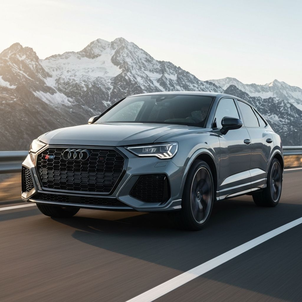 Black Audi RS Q3 Sportback